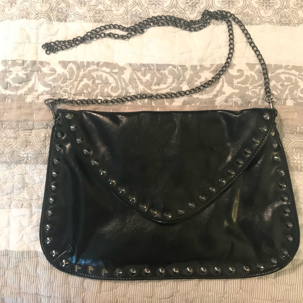 Steve Madden black envelope purse